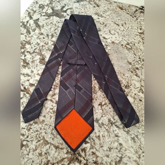 Etro Men's Multi-Color Striped  Print Silk Tie Made in Italy - Picture 5 of 7